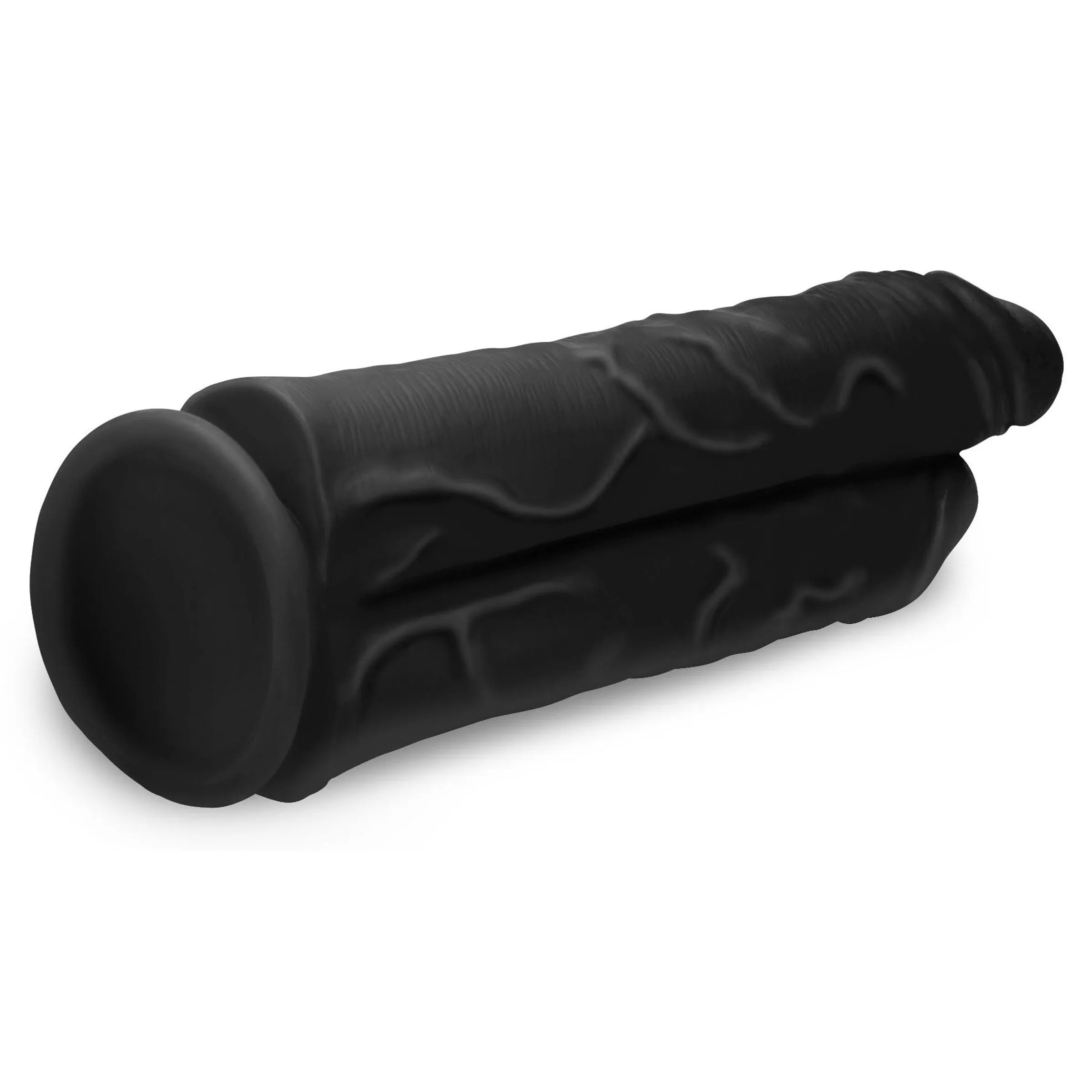 Double Stuffer 10" Double Pecker Dildo - Black