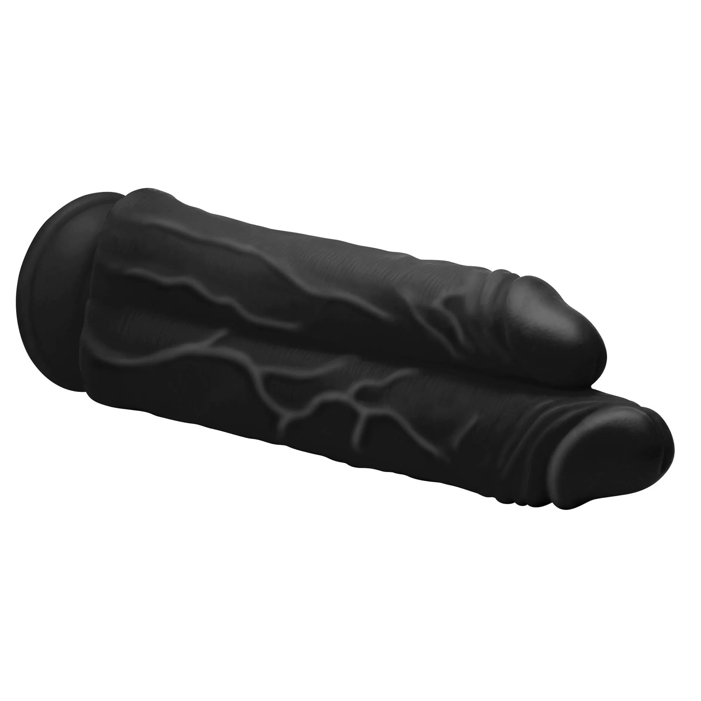 Double Stuffer 10" Double Pecker Dildo - Black