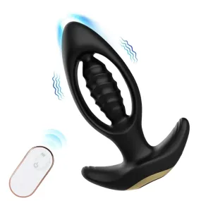 Habiki - Hollow Vibrating Butt Plug & Prostate Massager 