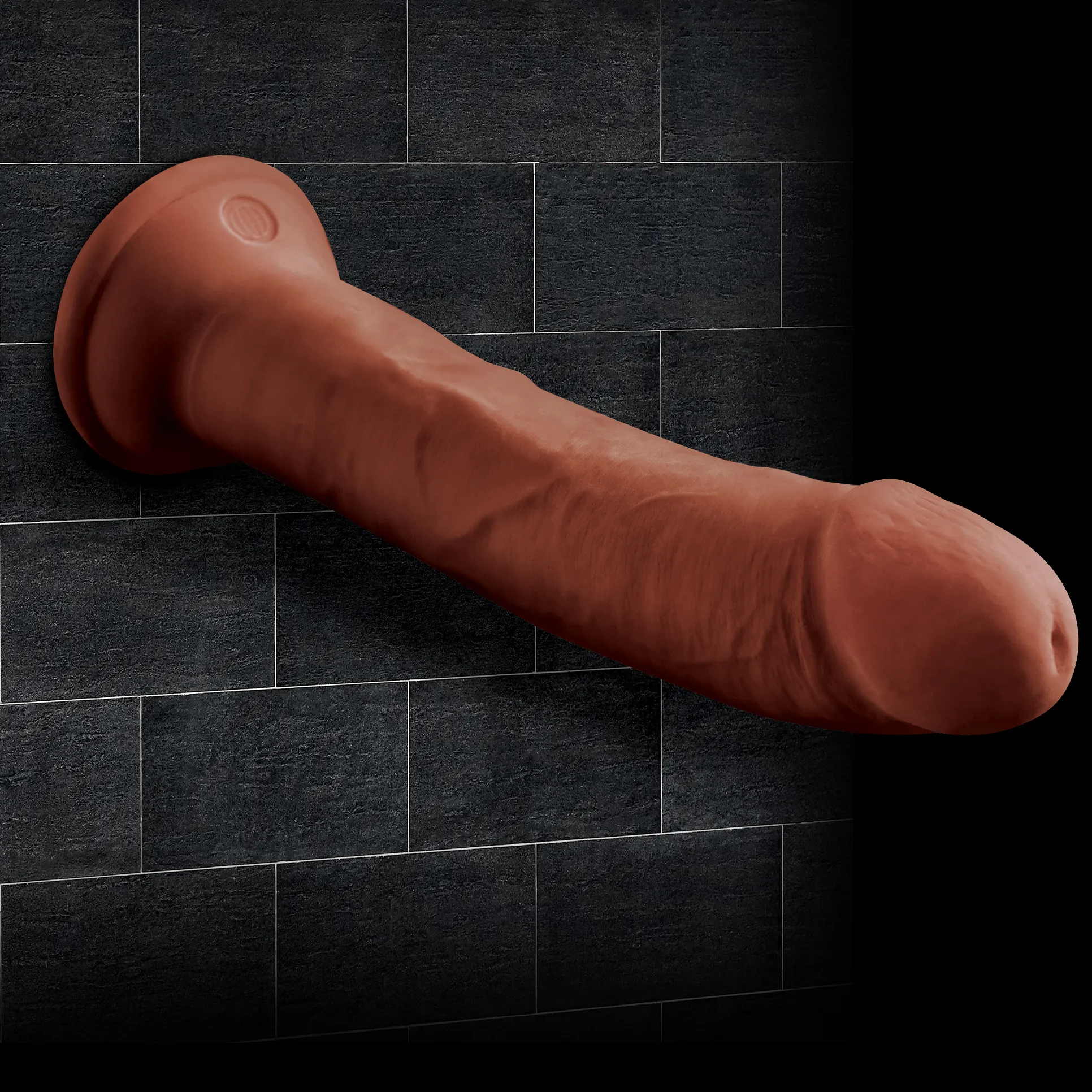 King Cock Plus Triple Density 8 Inch Suction Cup Dildo - Chocolate