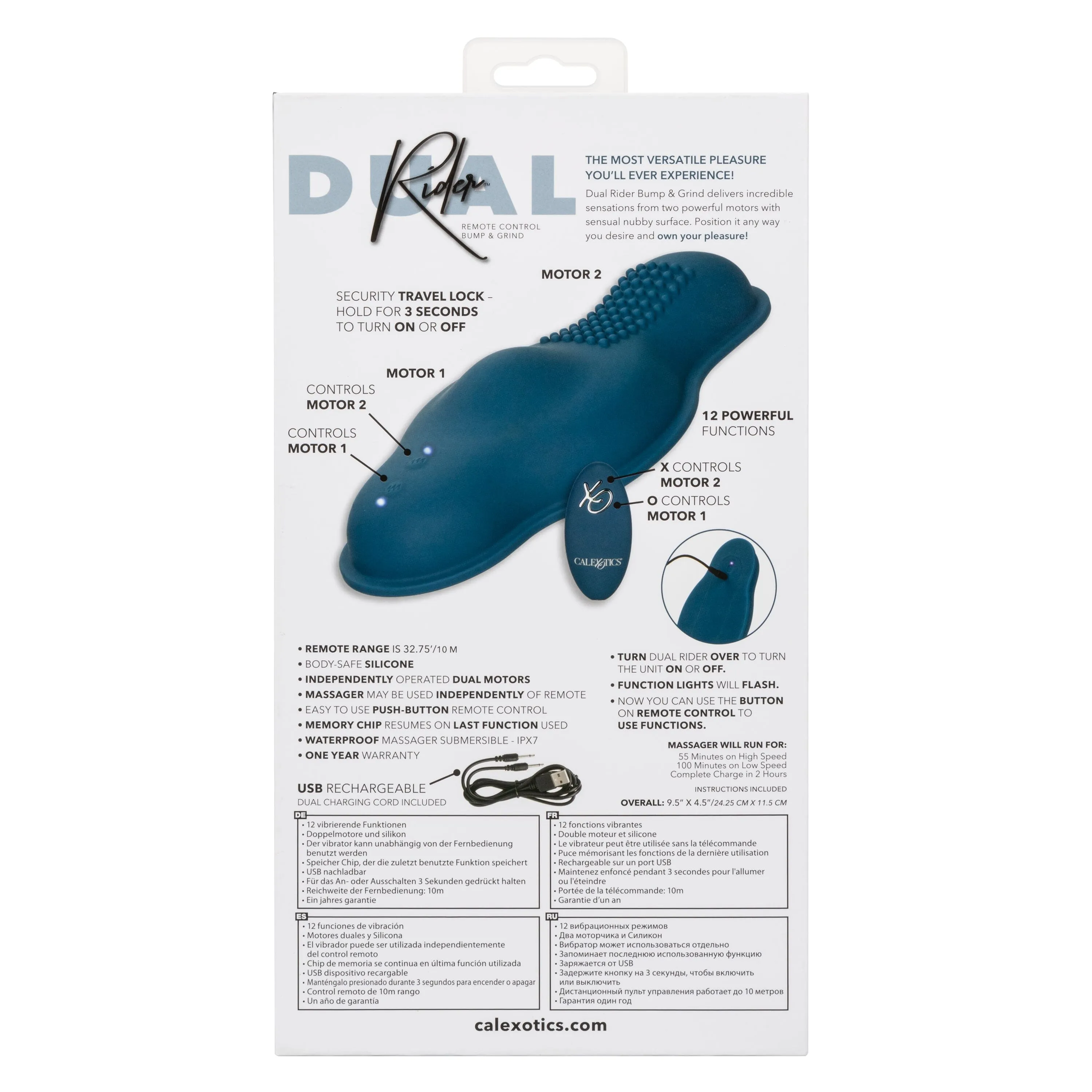 Lust Dual Rider Bump & Grind - Vibrator Pad