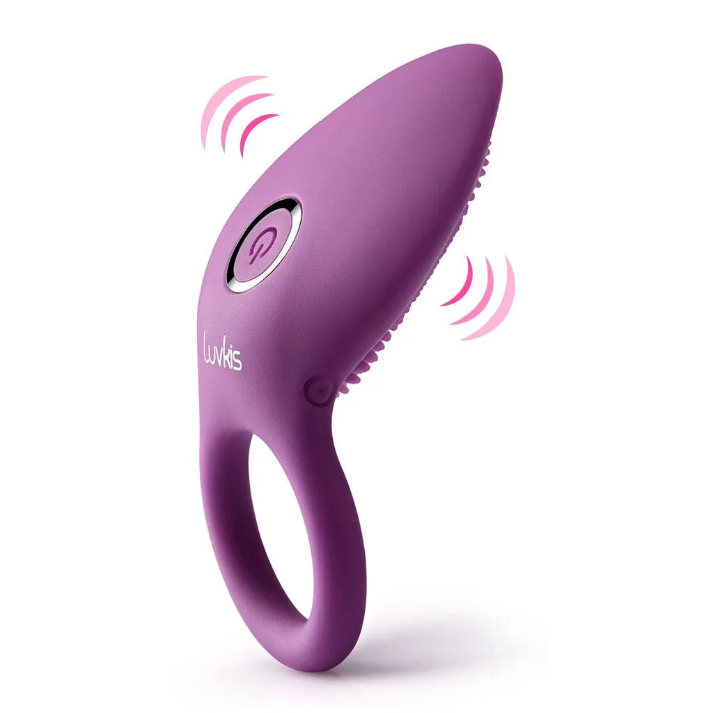 Luvkis Men Single Cock Rings Vibrator Generation 2, Purple