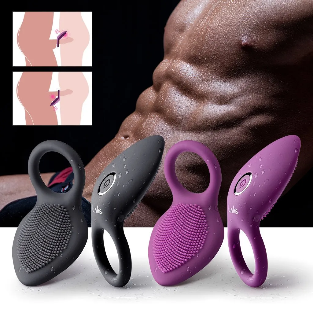 Luvkis Men Single Cock Rings Vibrator Generation 2, Purple