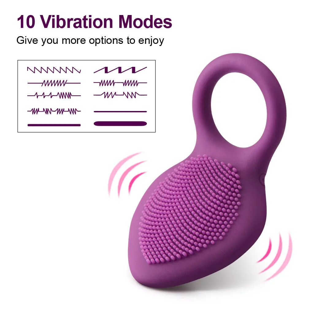 Luvkis Men Single Cock Rings Vibrator Generation 2, Purple