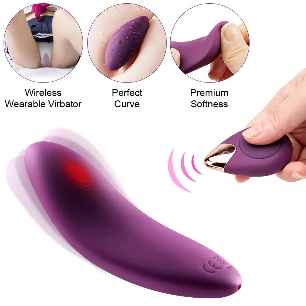 Luvkis Remote Wireless Wearable Vibrator Pro 2, Purple