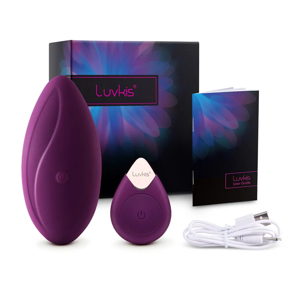 Luvkis Remote Wireless Wearable Vibrator Pro 2, Purple