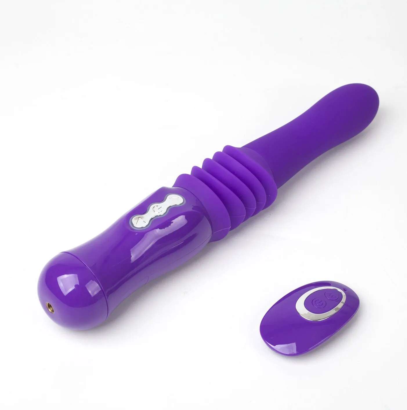 Maia Monroe Silicone Vibrating, Thrusting Dildo with Suction Cup & Remote Control