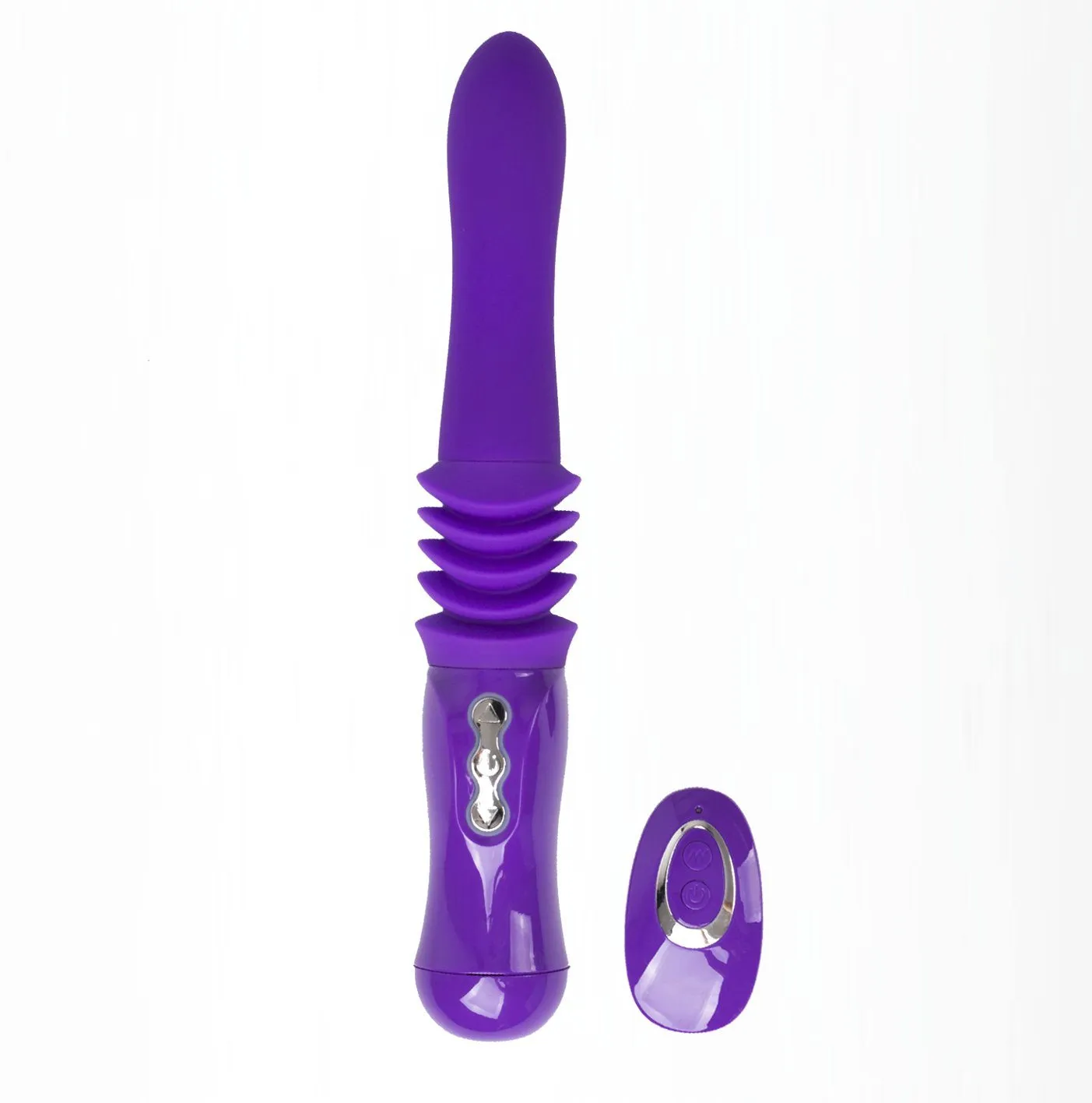 Maia Monroe Silicone Vibrating, Thrusting Dildo with Suction Cup & Remote Control