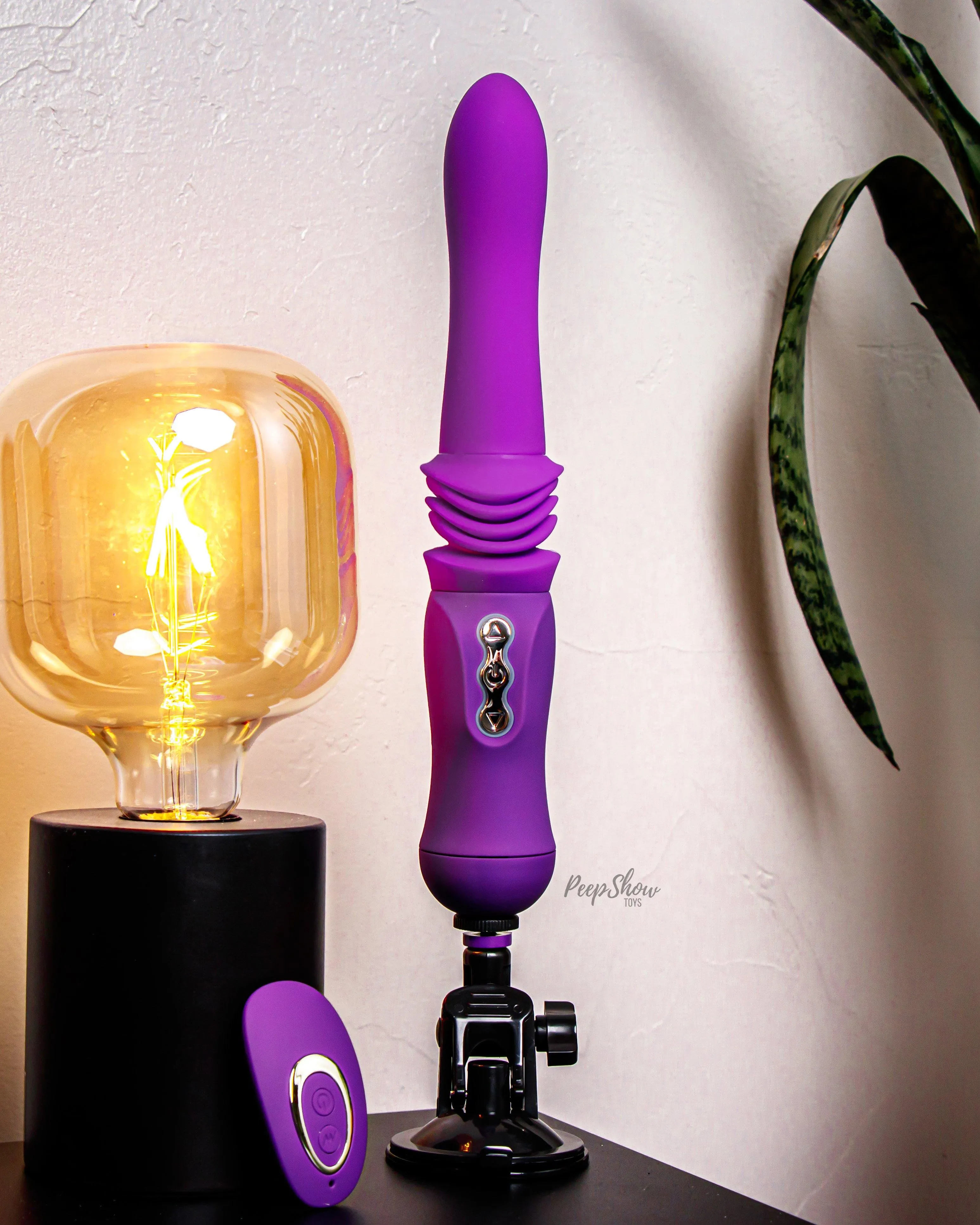 Maia Monroe Silicone Vibrating, Thrusting Dildo with Suction Cup & Remote Control