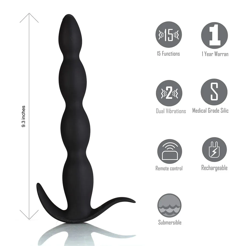 Mason Vibrating Anal Bead Probe by Maia with Remote