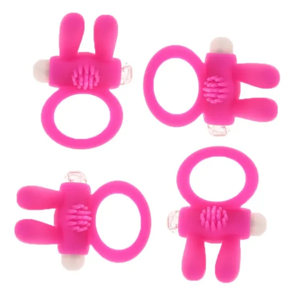 Mini Penis Ring Vibrating Rabbit Cock Ring Male Vibrator