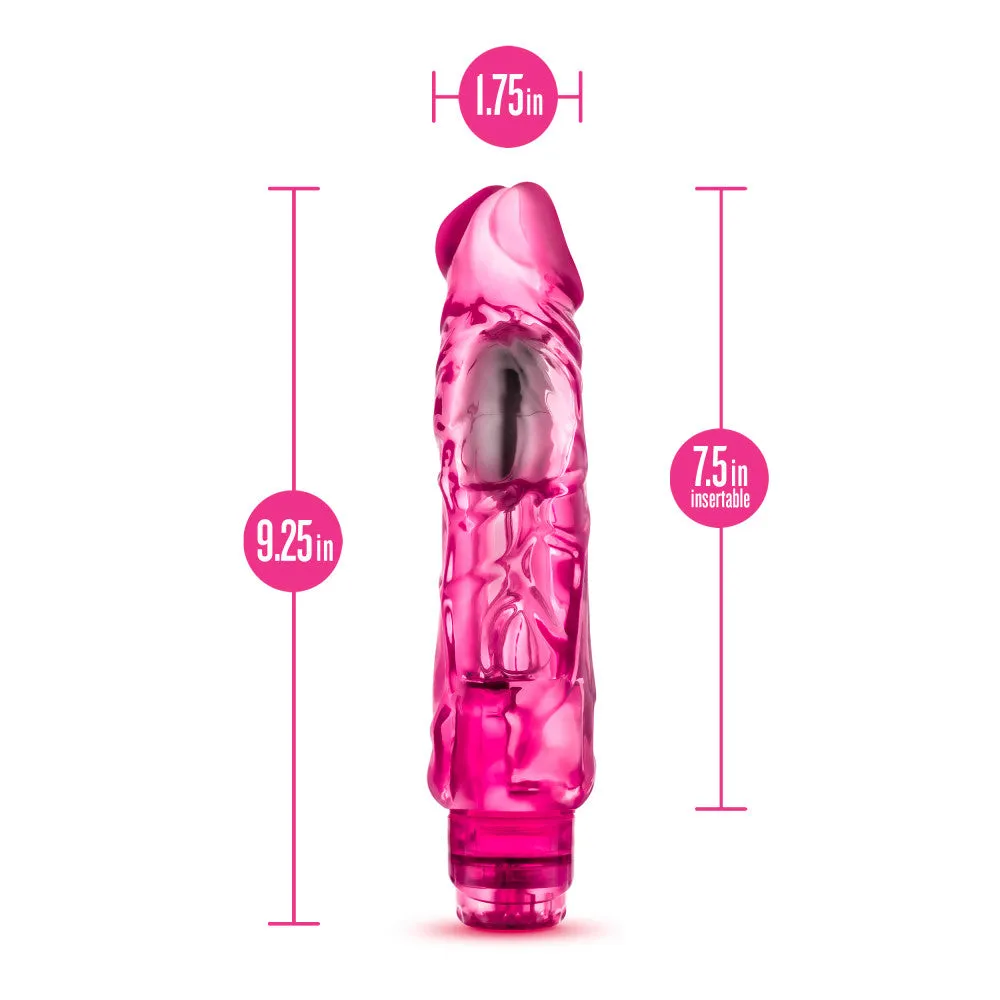 Naturally Yours By Blush® | Wild Ride Realistic Pink 9-Inch Vibrator