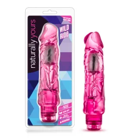 Naturally Yours By Blush® | Wild Ride Realistic Pink 9-Inch Vibrator