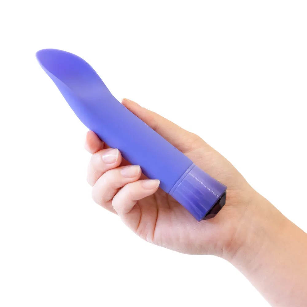 Oh My Gem By Blush® | Enrapture: 6.5 Inch Warming Clitoral Vibrator in Tanzanite with Powerful RumboTech™ Technology