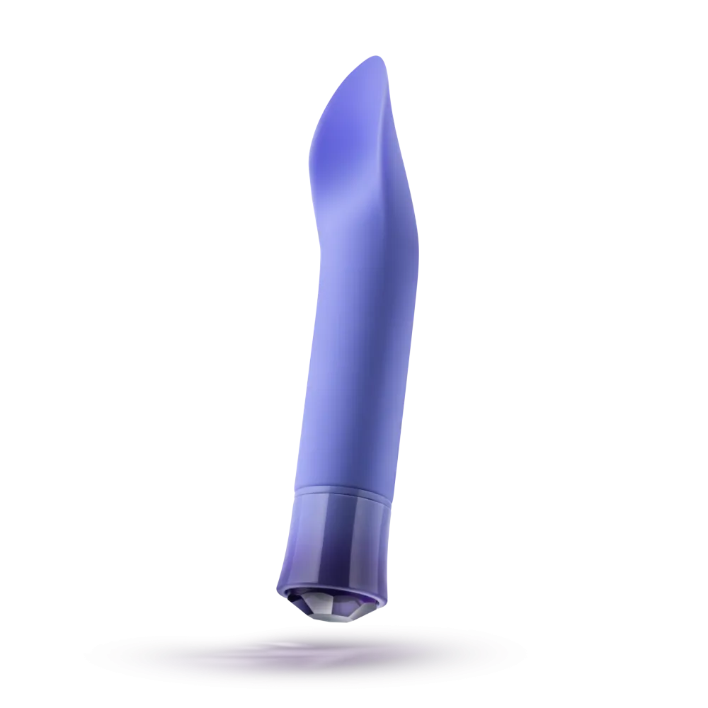 Oh My Gem By Blush® | Enrapture: 6.5 Inch Warming Clitoral Vibrator in Tanzanite with Powerful RumboTech™ Technology