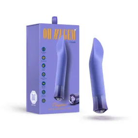 Oh My Gem By Blush® | Enrapture: 6.5 Inch Warming Clitoral Vibrator in Tanzanite with Powerful RumboTech™ Technology