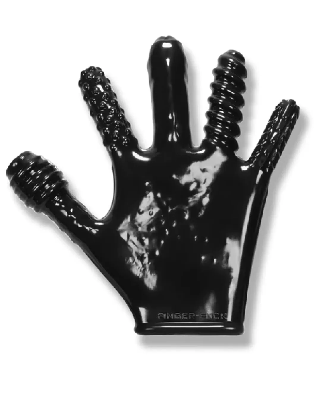 Oxballs Finger Fuck Textured Fingering Glove - Black