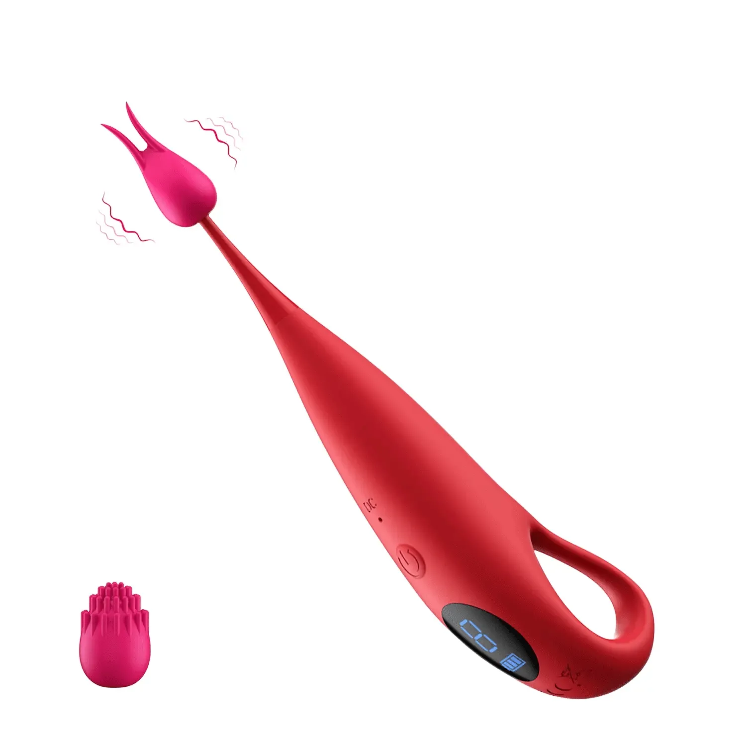 Piper - Pinpoint Vibrator Clitoral Stimulator with 2 Attachments