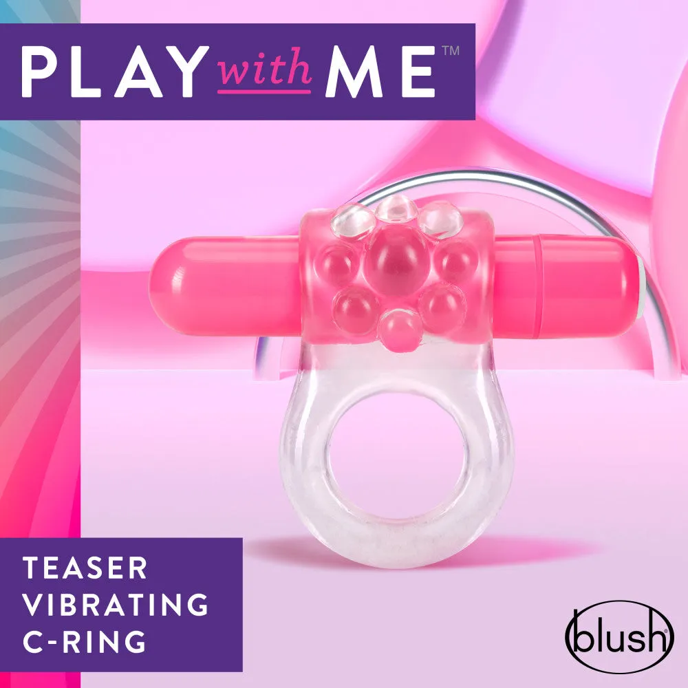 Play With Me By Blush® | Teaser: Pink Vibrating Penis Ring