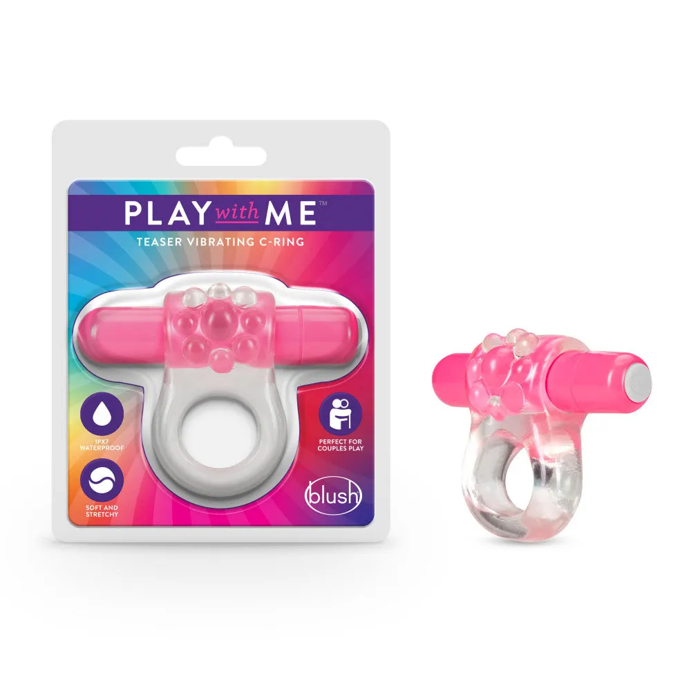 Play With Me By Blush® | Teaser: Pink Vibrating Penis Ring