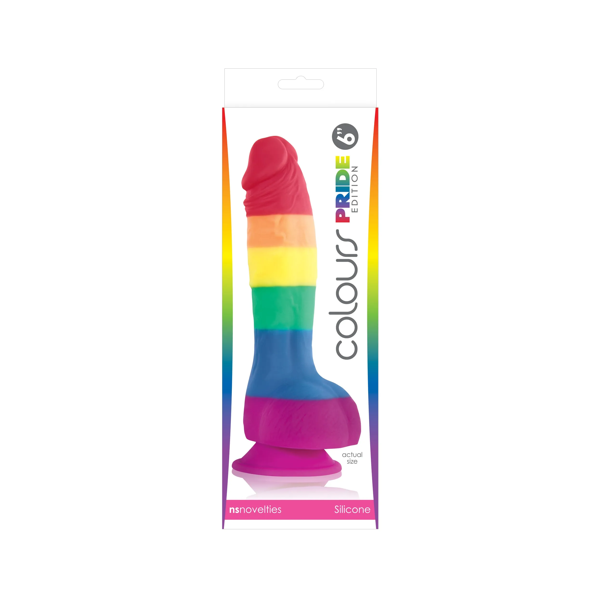 Pride Edition: 6" Rainbow Dildo