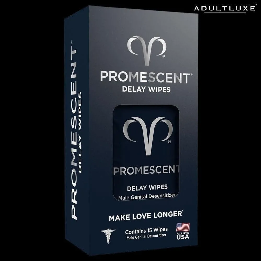 Promescent Delay Wipes 15 Pack