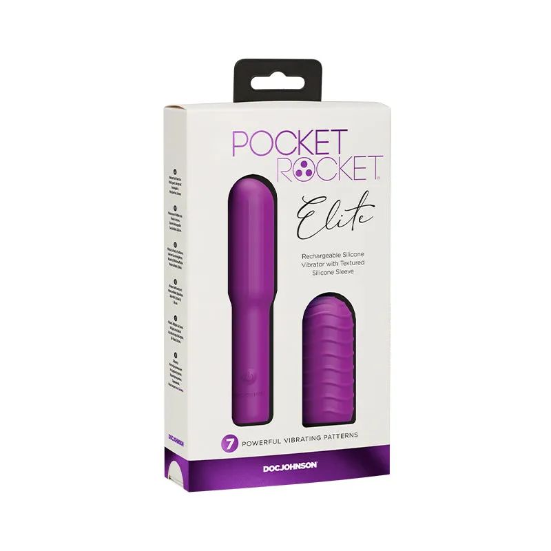 The Elite Pocket Rocket Vibrator - Purple