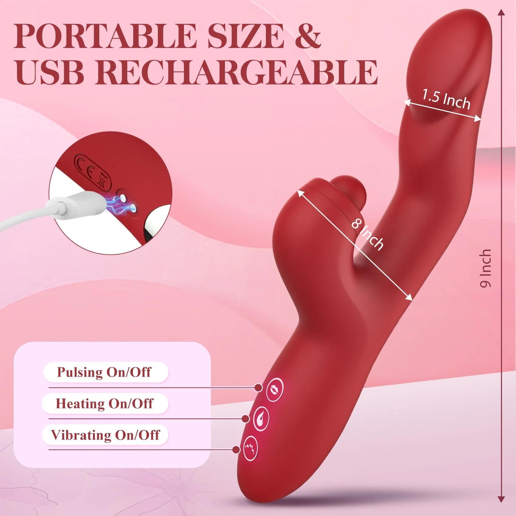 Ursula - Heat Realistic Dildo Rabbit Vibrator