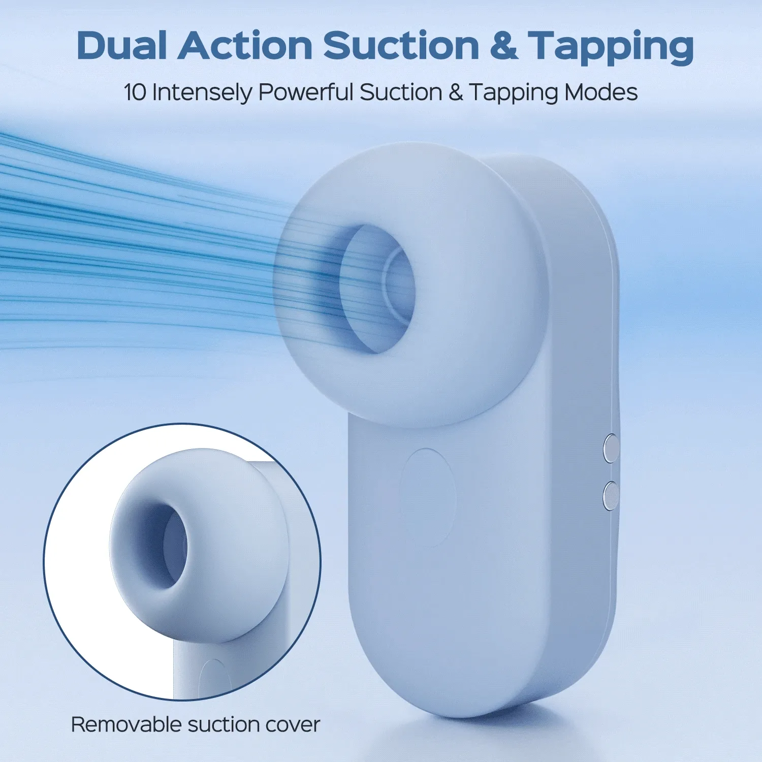 Whisper -  Earbud Vibrator Sucking & Tapping Mini Clitoral Stimulator